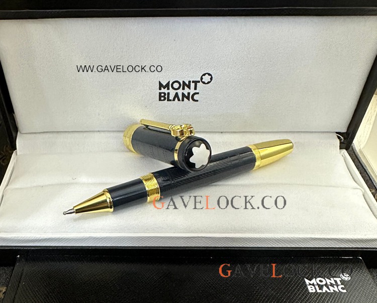 NEW! Montblanc Sir Arthur Conan Doyle Limited Rollerball pen Blue&Gold
